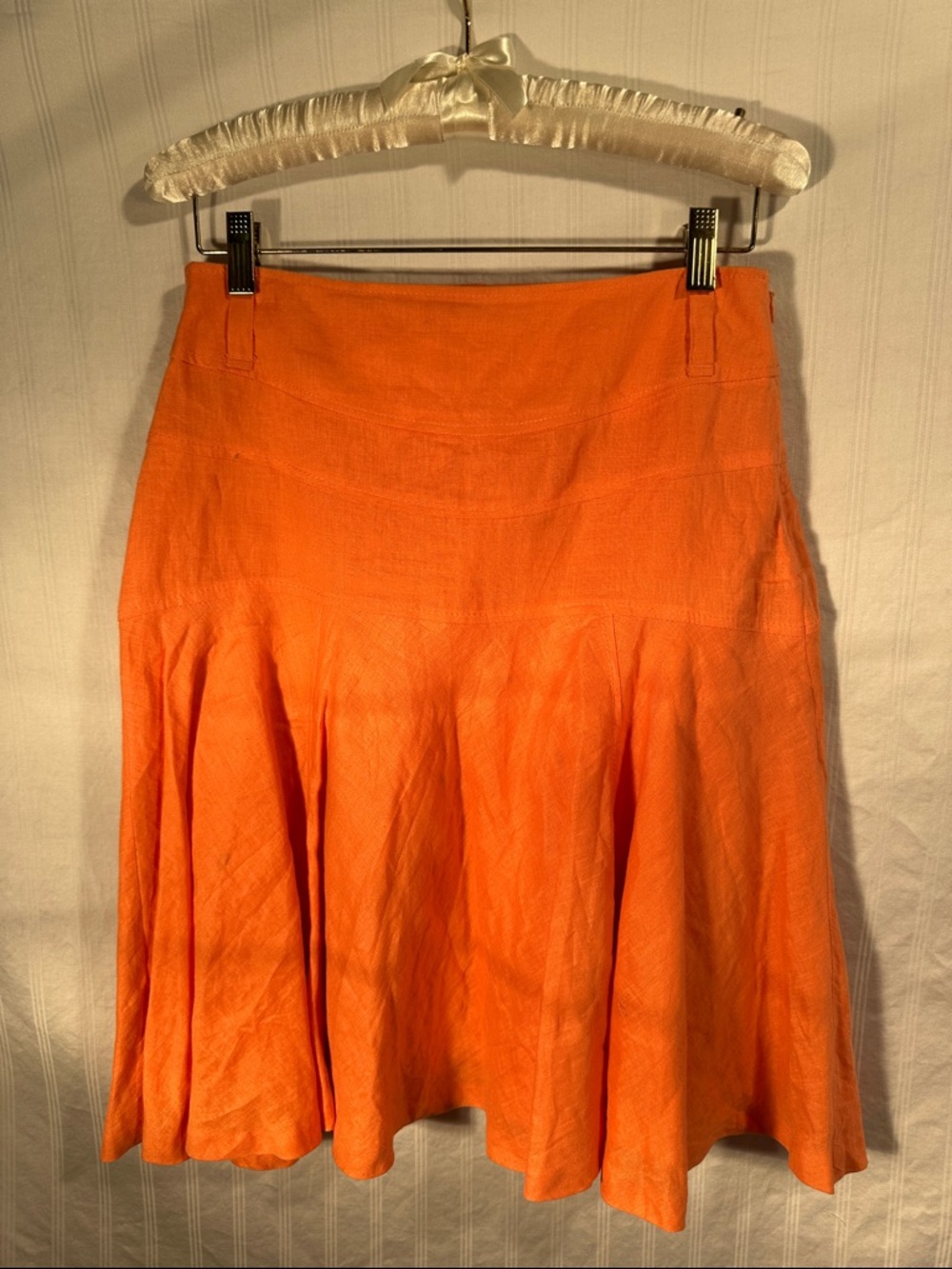 Zara Bright Orange Circle Skirt